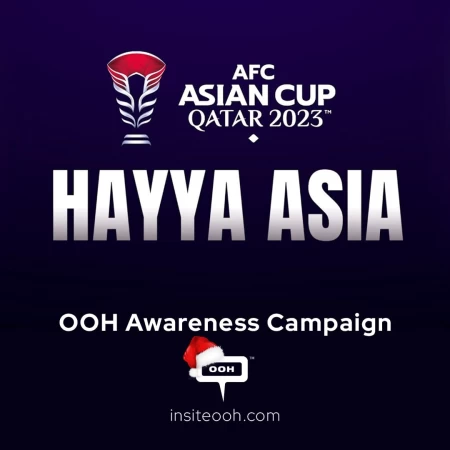 Asian Cup Qatar 2023 on UAE's Roads with the Slogan “Hayya Asia!”