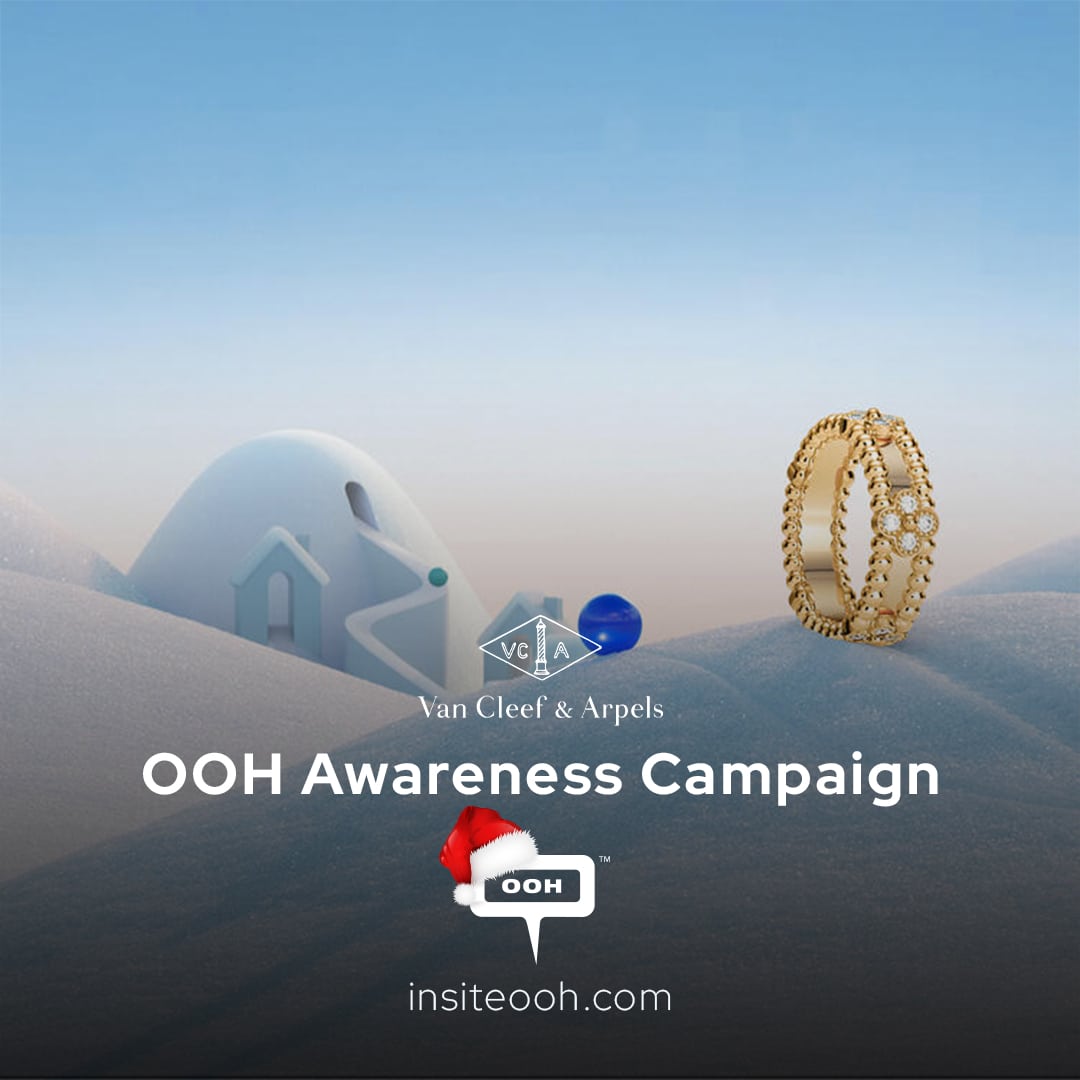 The Perlée Collection by Van Cleef & Arpels Glisten Across Dubai's DOOH