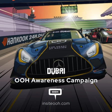 Hankook 24H DUBAI 2024 Date Just Spread on Dubai's Digital OOH