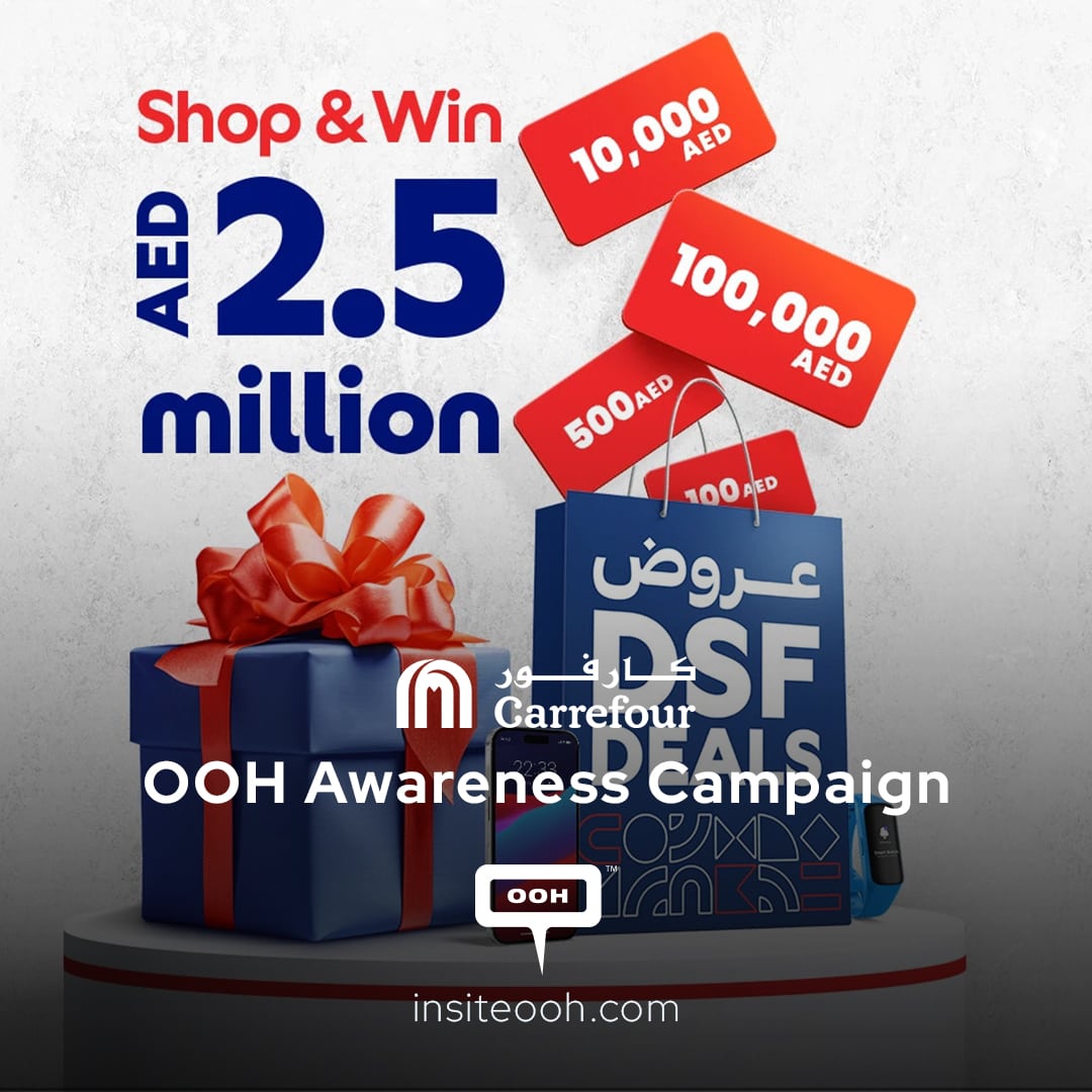 Carrefour Amps Up Winning Opportunities, Dominating UAE's OOH Spaces!