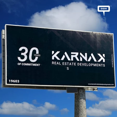 Karnak Real Estate Celebrates 30 Years of Commitment with Out-of-Home Recognition