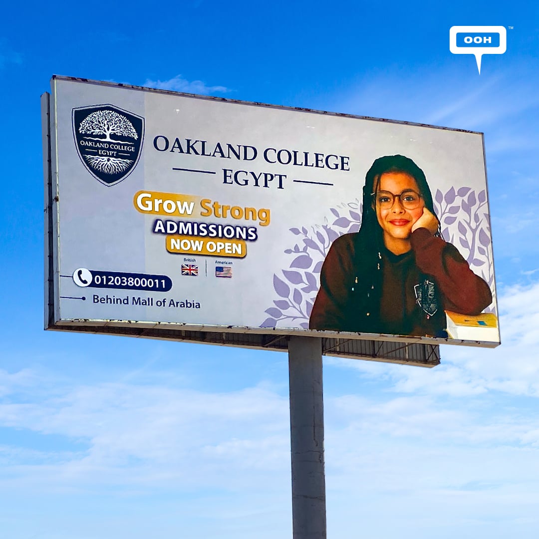 Grow Strong With Oakland College Egypt’s D/OOH Campaign in Cairo
