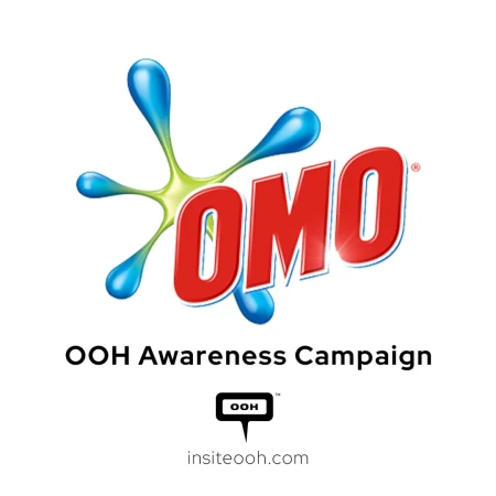 OMO's Outdoor Ad To Show Superiority of 4x Cleaning Power