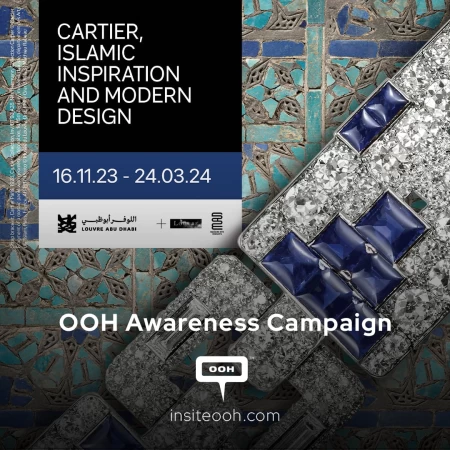 Explore the Cartier Art Dialogues with Louvre Abu Dhabi's OOH Invitation