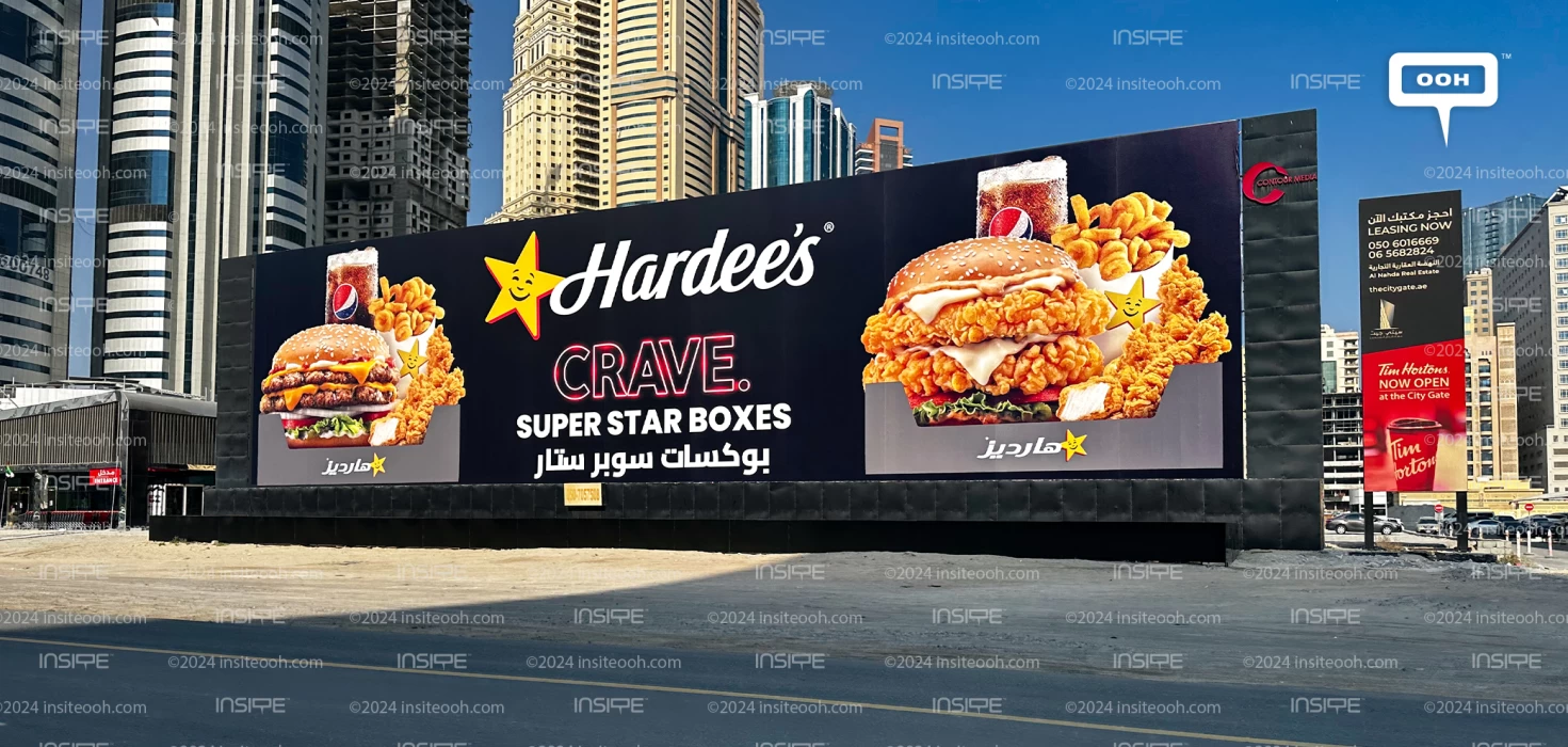 Hardee’s Deliciousness, Inside the Crave Super Star Box An OOH Campaign