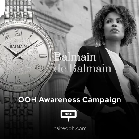 Rivoli Dazzles UAE’s DOOH with Balmain’s Stunning Watch Collection
