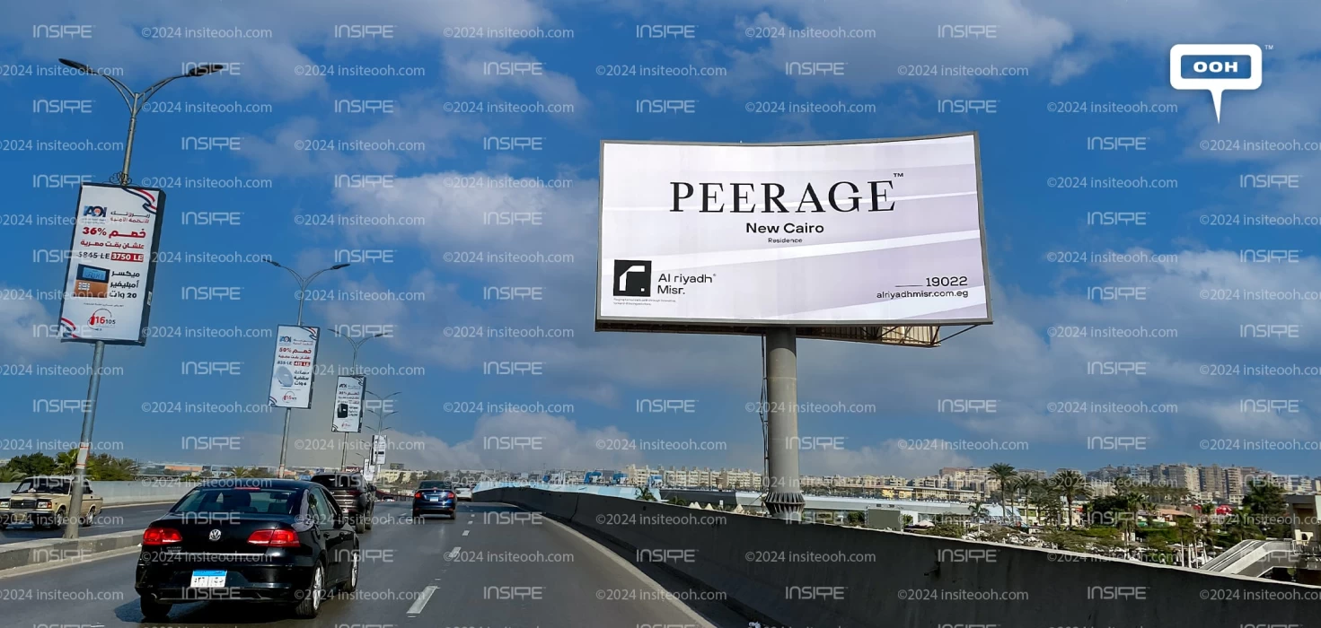 Al Riyadh Misr Proclaims PEERAGE Residence in a Serene Billboard