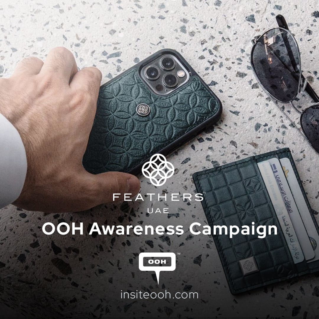 Feathers, The Opulence Emirati brand, illuminates Ajman's billboard