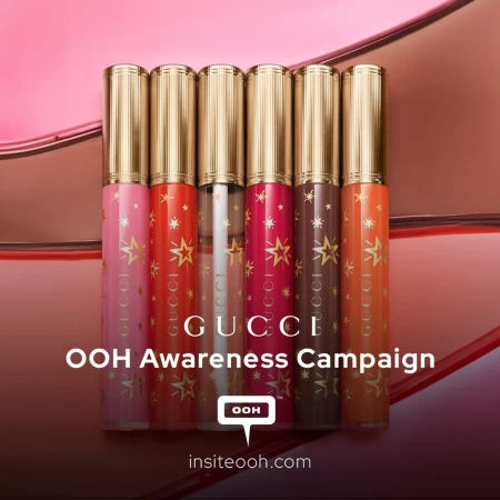 Gucci Gloss à Lèvres, A New DOOH Campaign for Luscious, Long-Lasting Lip Looks