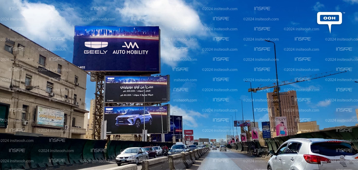 Auto Mobility Hypes Up for Geely Cars on Outdoor Billboards