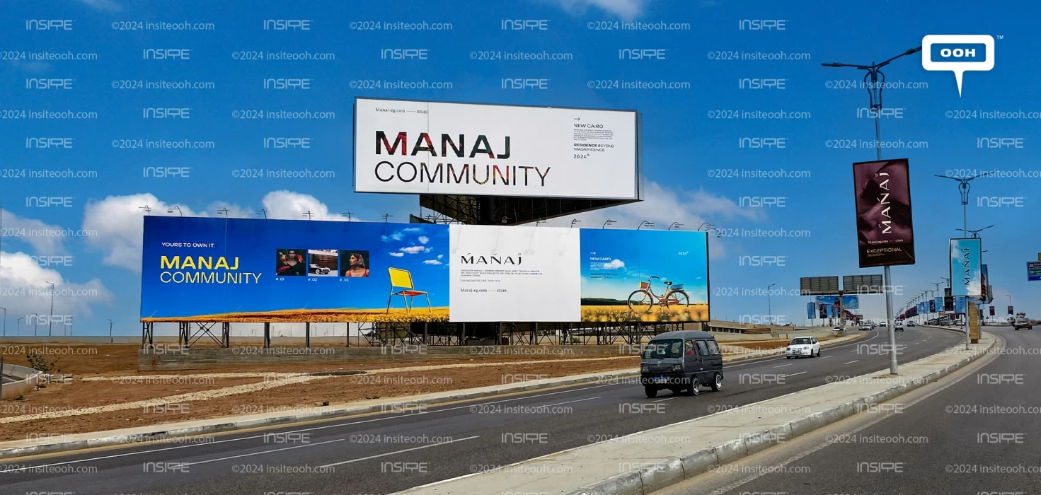 MANAJ Developments' OOH Billboards to Invite Greater Cairo Residents to Drive in