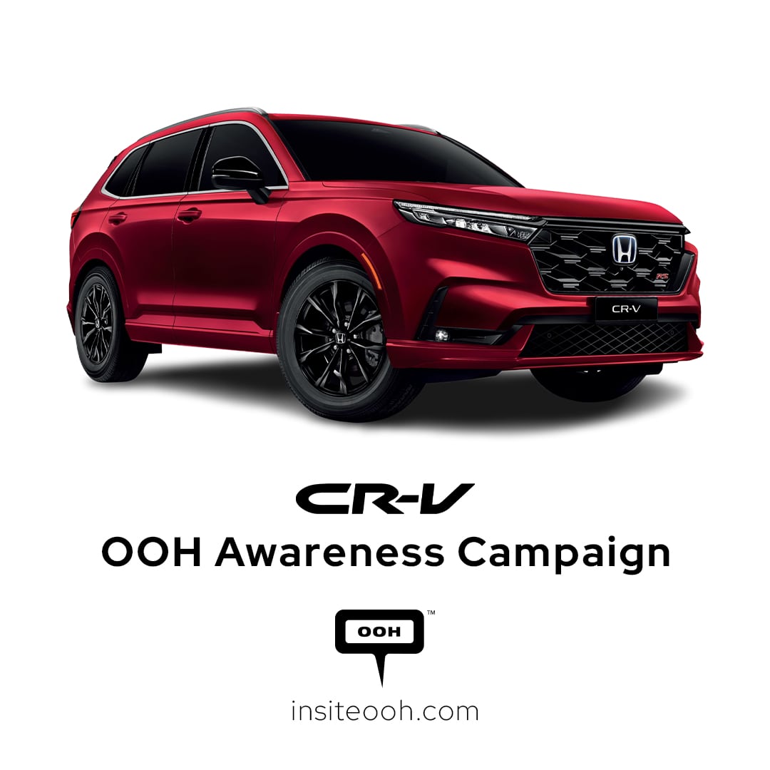 As Different as You Are! Out in Style CR-V Honda's OOH Campaign Breakdown