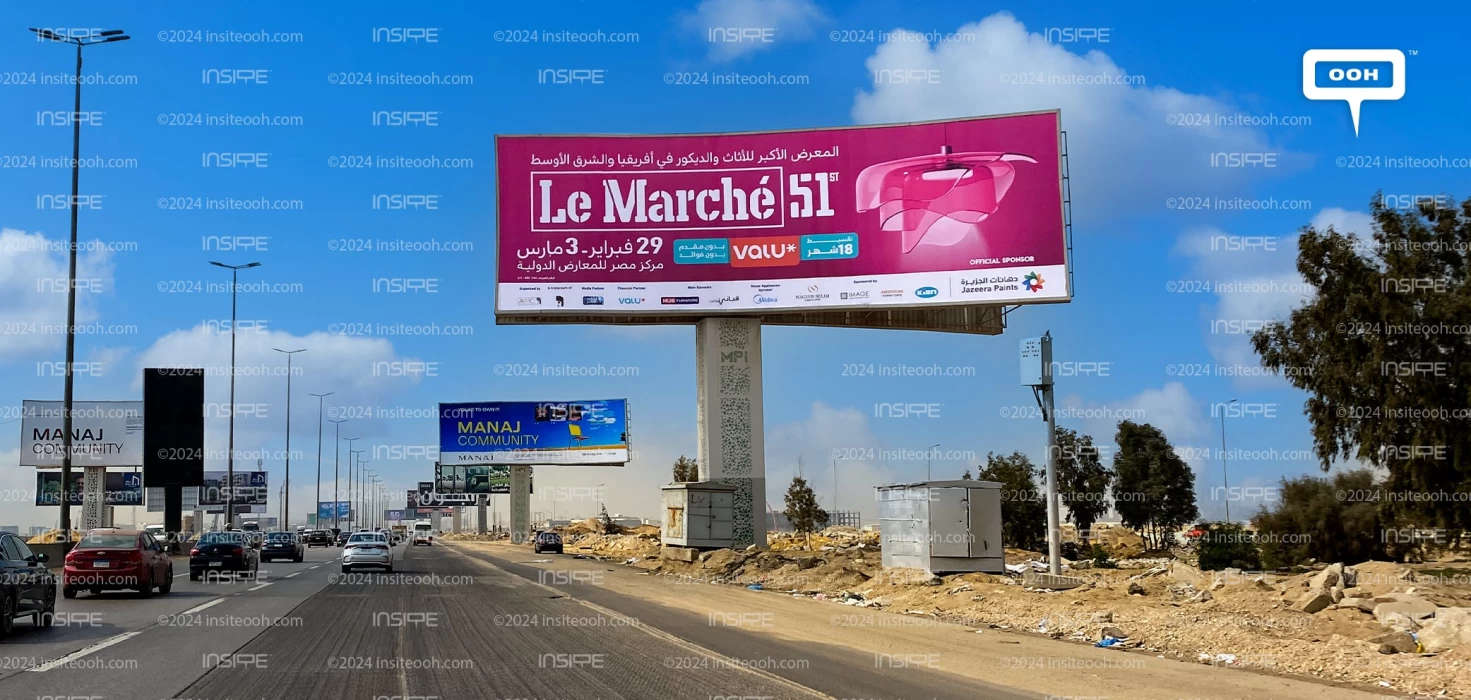Le Marché Unleashes a Fresh Round Showcased on the OOH Scene