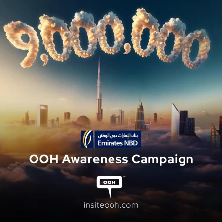 Emirates NBD lights up Dubai's OOH arena with the 'Float on Cloud 9 Prizes Worth' campaign