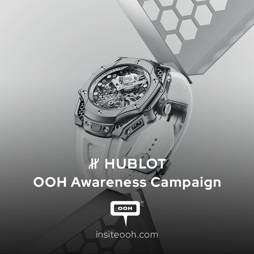 Hublot's Big Bang Tourbillon Ignites buzz on Dubai's DOOH by Ahmed Seddiqi & Sons Ad