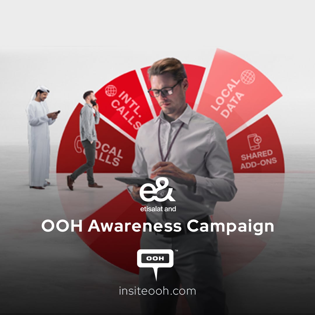 Share Hub's DOOH Campaign, A New Mobile Platform by Etisalat And in the UAE