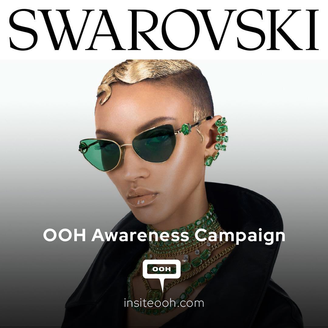 Yateem Optician Showcases SWAROVSKI Collection on Dubai's OOH Ads