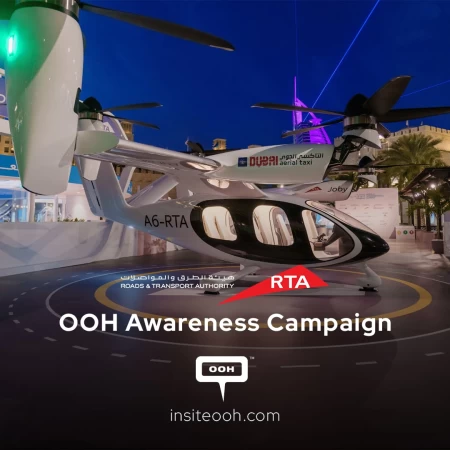 World Government Summit & RTA Promote the Aerial Taxi in the UAE Via OOH