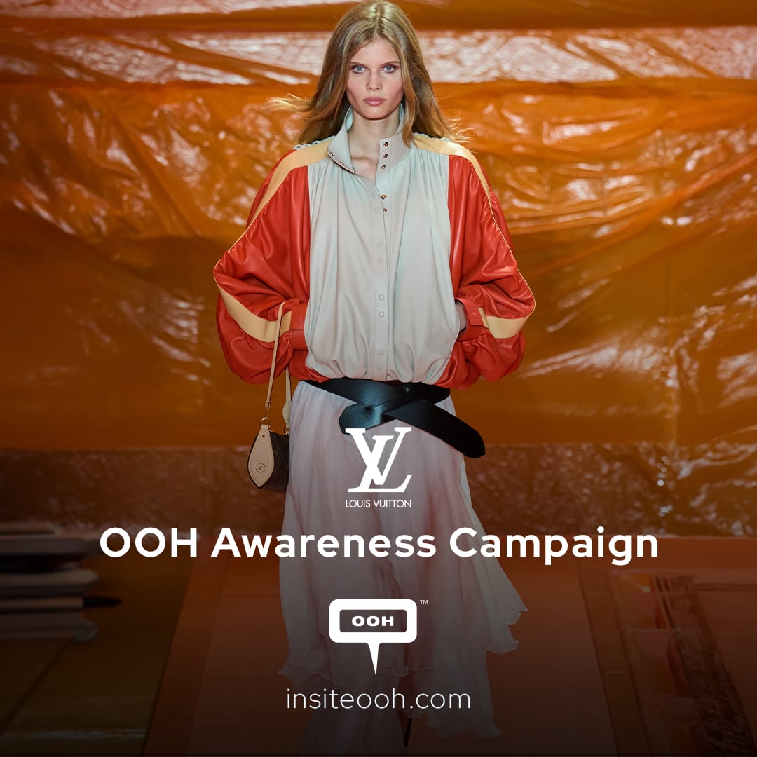 A Sneak Peek at the Latest Louis Vuitton Collection, Shown on Dubai's DOOH