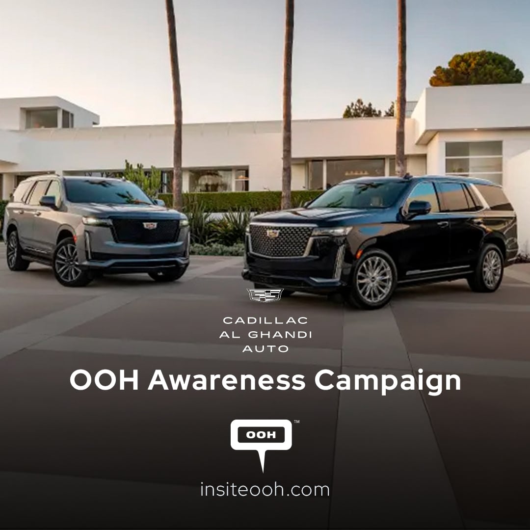 Now Truly Irresistible Outdoor Campaign by Al Ghandi Auto for Cadillac