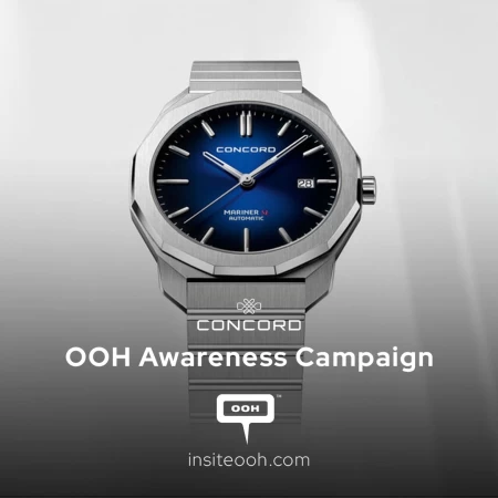 Ahmed Seddiqi & Sons Promote Concord Watch on UAE's OOH, the Secret of Swiss Luxury Details!