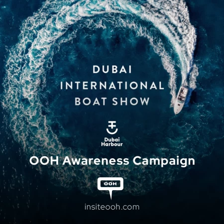 Dubai International Boat Show at Dubai Harbor Promoted Via D/OOH