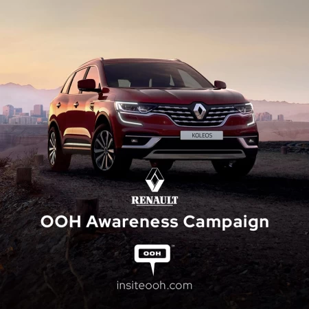 Renault & AW Rostamani Unveils An OOH for its Koleos SUV in Dubai