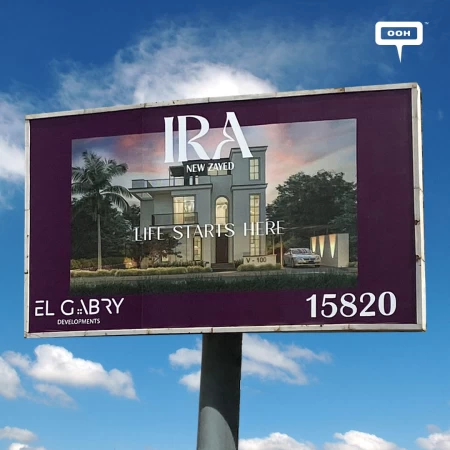 El Gabry Developments Reinvigorates Brand Presence with the Life Starts at IRA New Zayed OOH Campaign