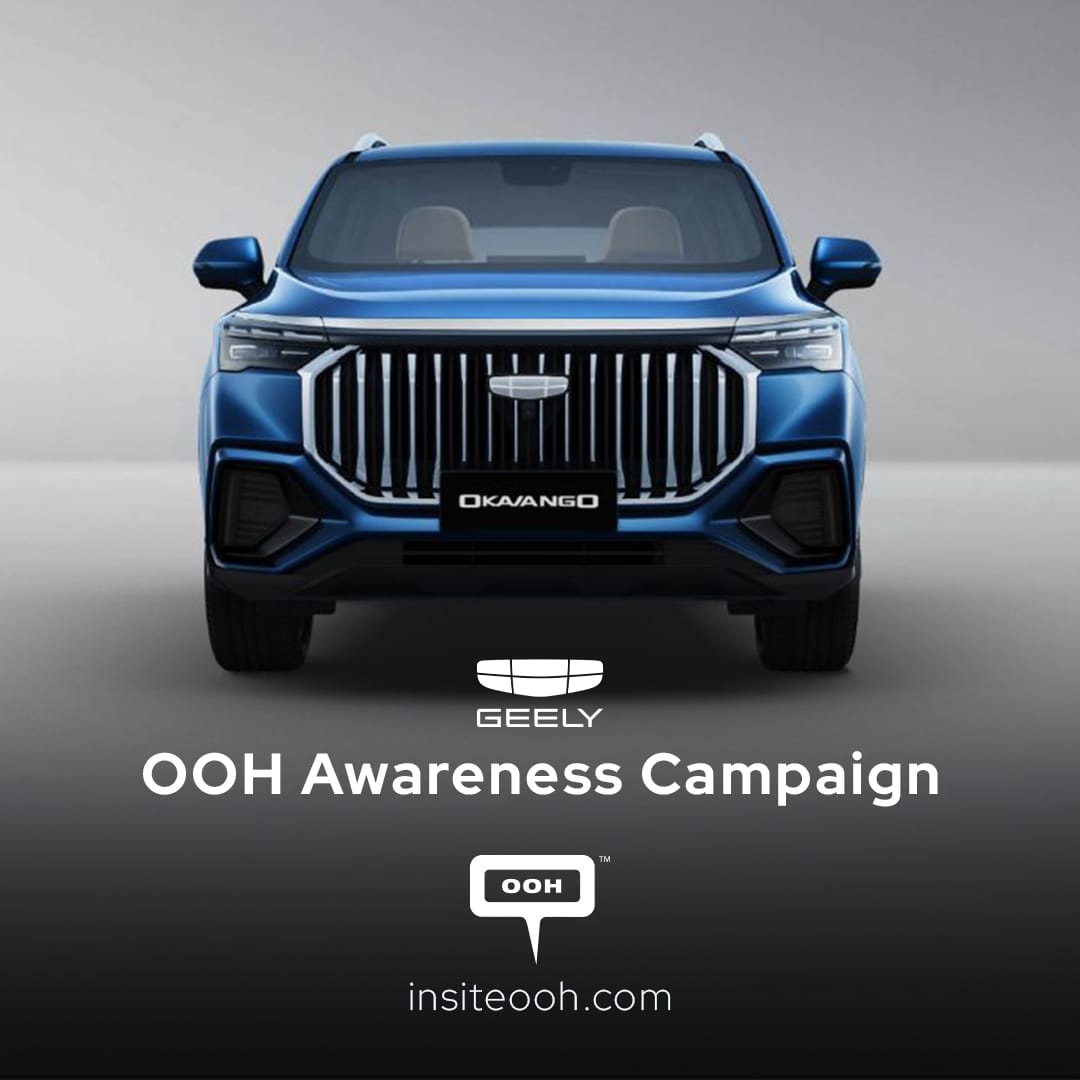 Geely's Okavango Flaunts its Wide Size on UAE's  Billboards