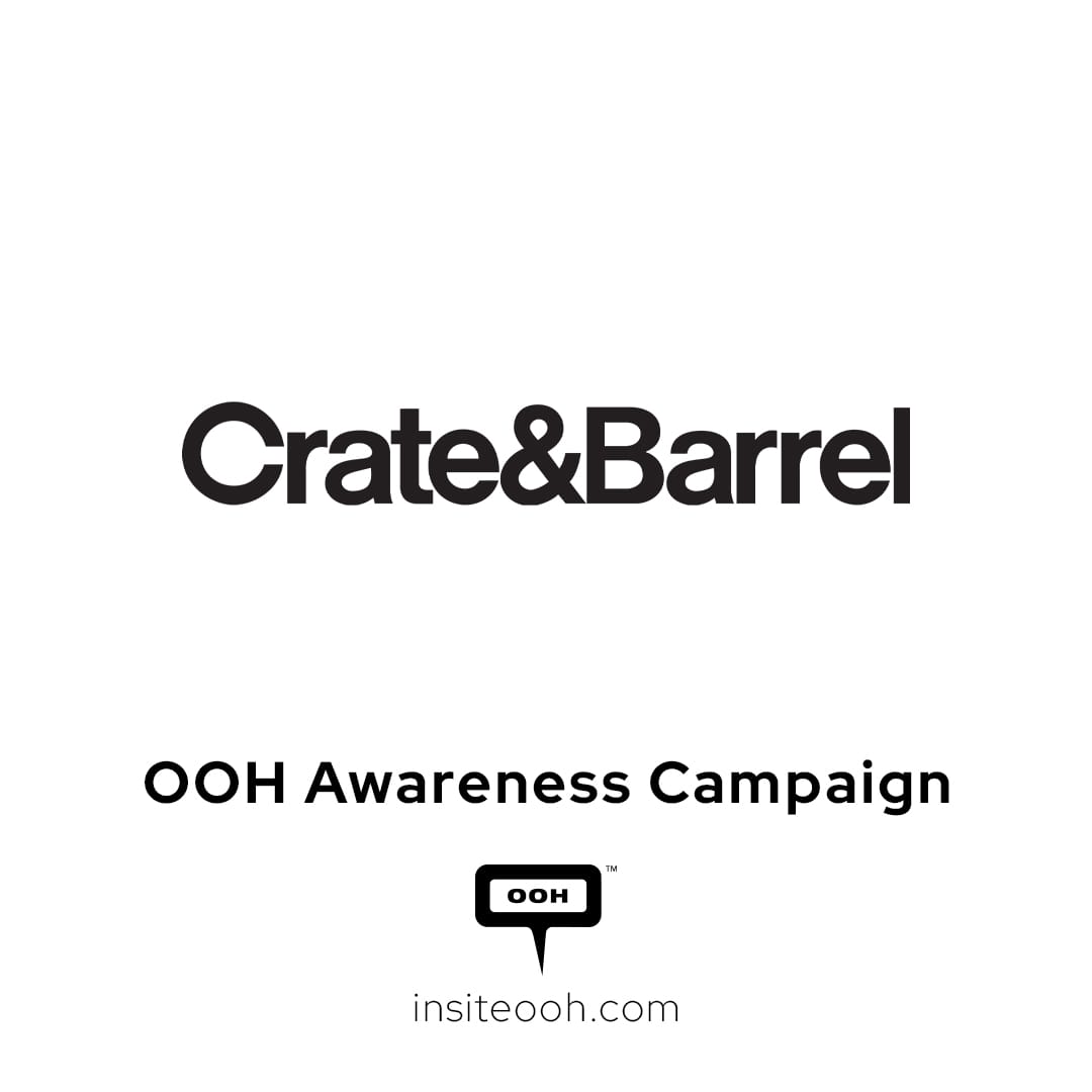 Crate&Barrel Ramadan Collection Showcased on Dubai's DOOH Arena
