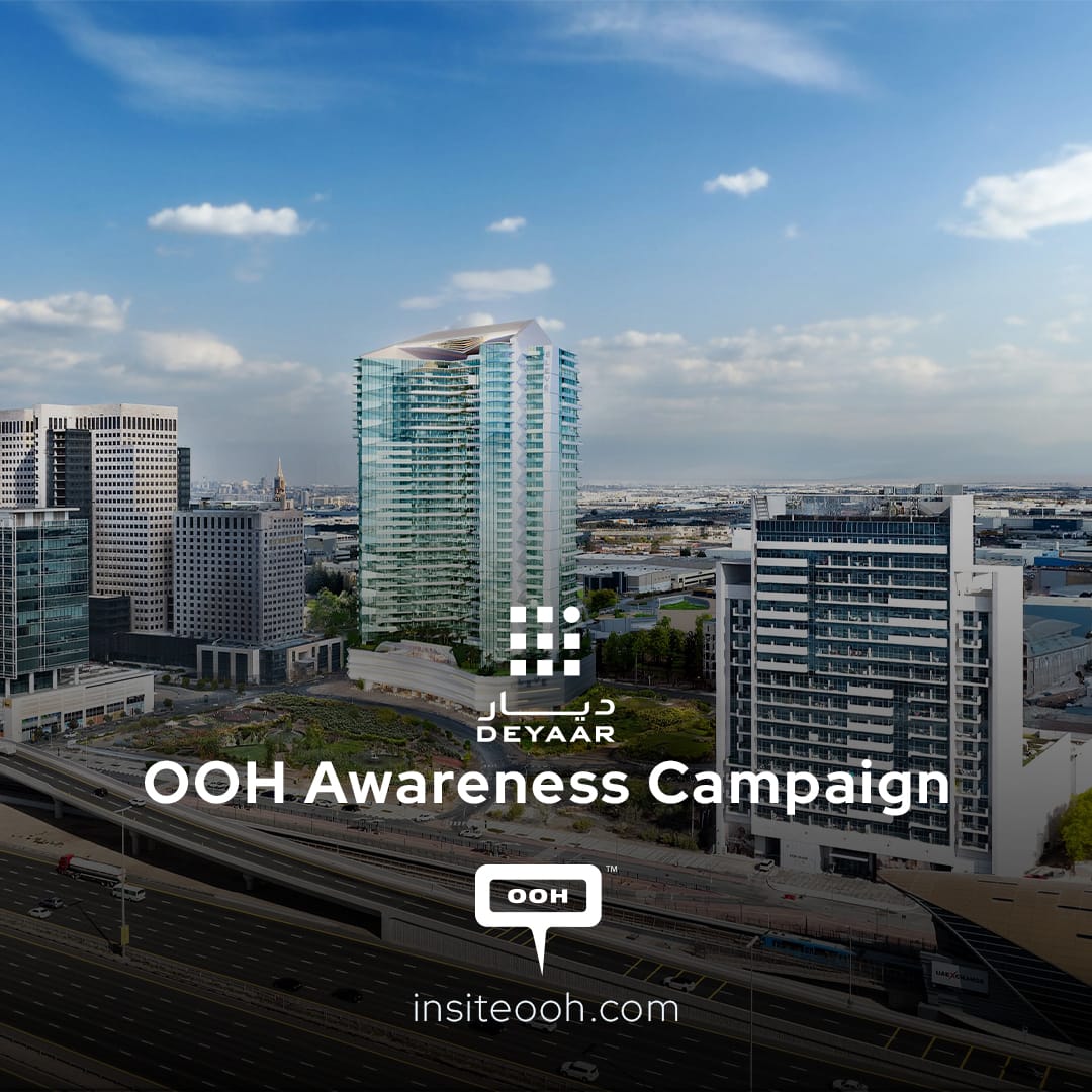 ELEVE by Deyaar Promoted on Dubai's OOH, Live Above It All