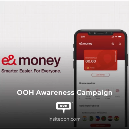 Unlock Seamless Banking: e& Money App Debuts in the UAE OOH scene