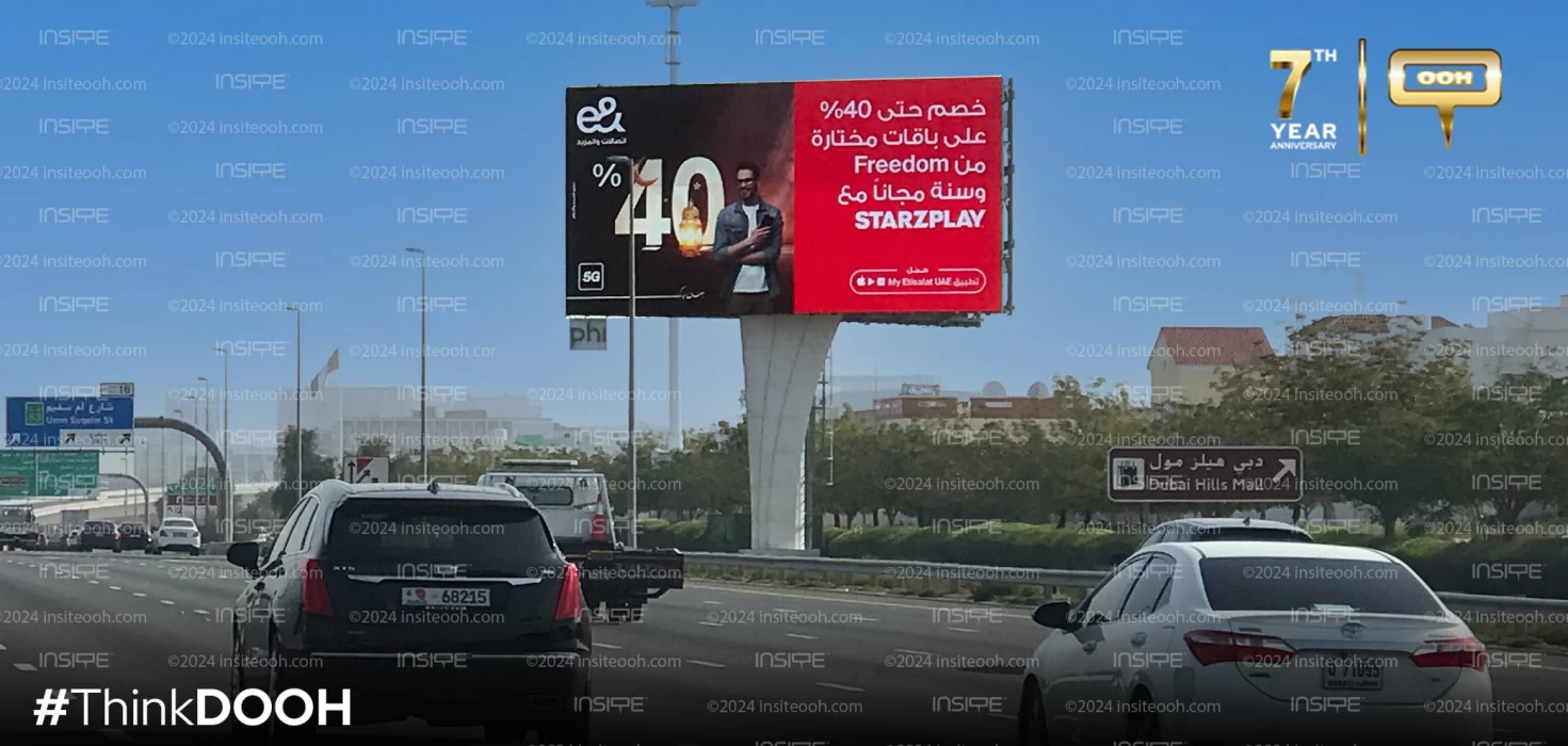 Etisalat e& Spreads Searing Offers on Dubai’s Billboards with Their Freedom Plans
