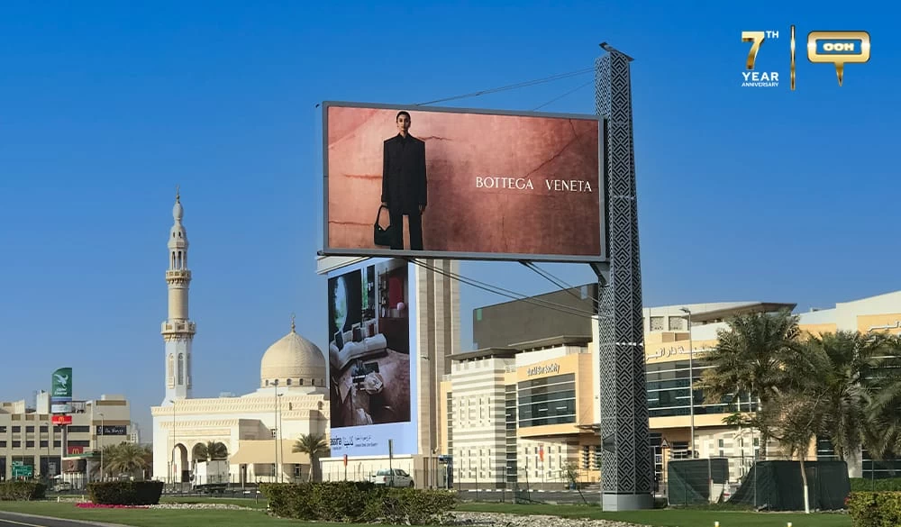 Bottega Veneta Launches Striking New Outdoor Campaign in Dubai