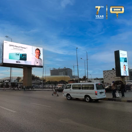 Oppo & Amr Diab's D/OOH Lights Up Cairo Announcing the Arrival of Reno 11 Series