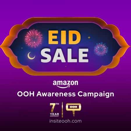 Amazon's OOH in the UAE Celebrates Eid, Huge Sale Announced