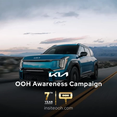 Kia EV9 On Spectacular DOOH Display To Reshape the Way of Moving