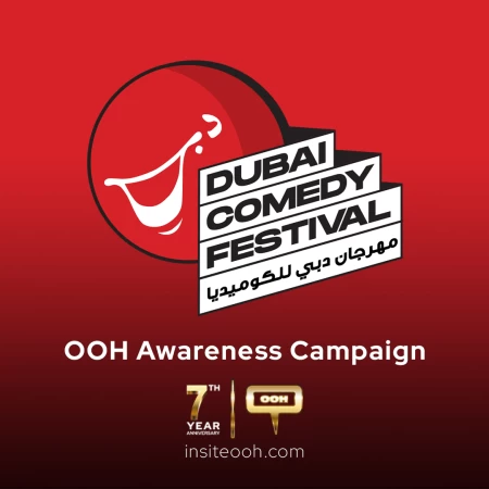 Dubai Comedy Festival’s DOOH Display Top Global Comedians for Nonstop Laughs