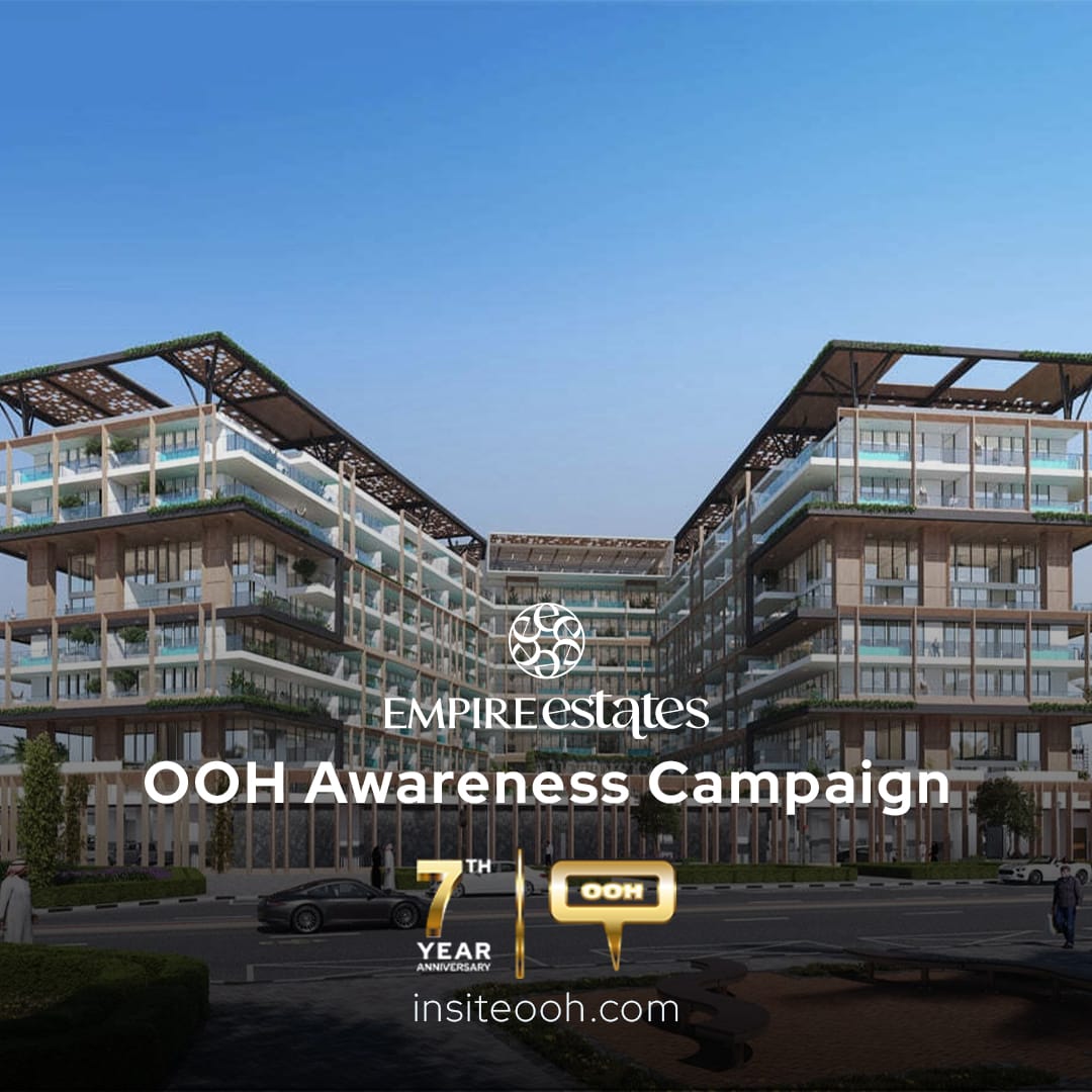 Experience Elevated Living with Empire Developments' Campaign on Dubai Billboards