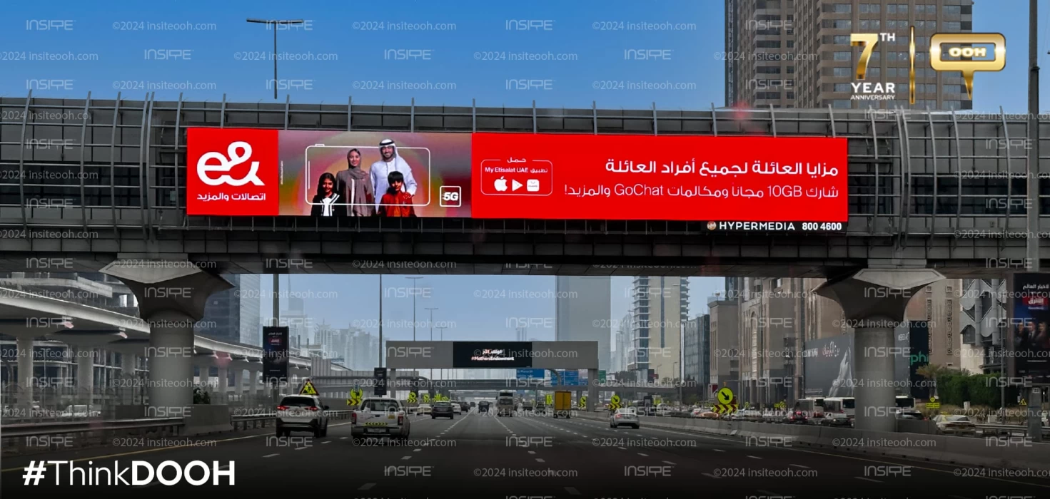 Etisalat and to Value Family with Their Benefits to Everyone on UAE's OOH