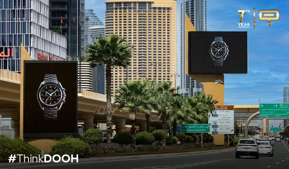 OMEGA's Speedmaster Constellation Stands Out in Dazzling D/OOH Campaign