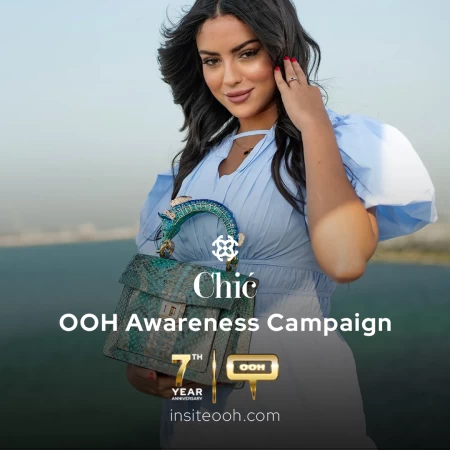 Chic for Luxury Leather Goods Appears on the OOH Locale in The UAE