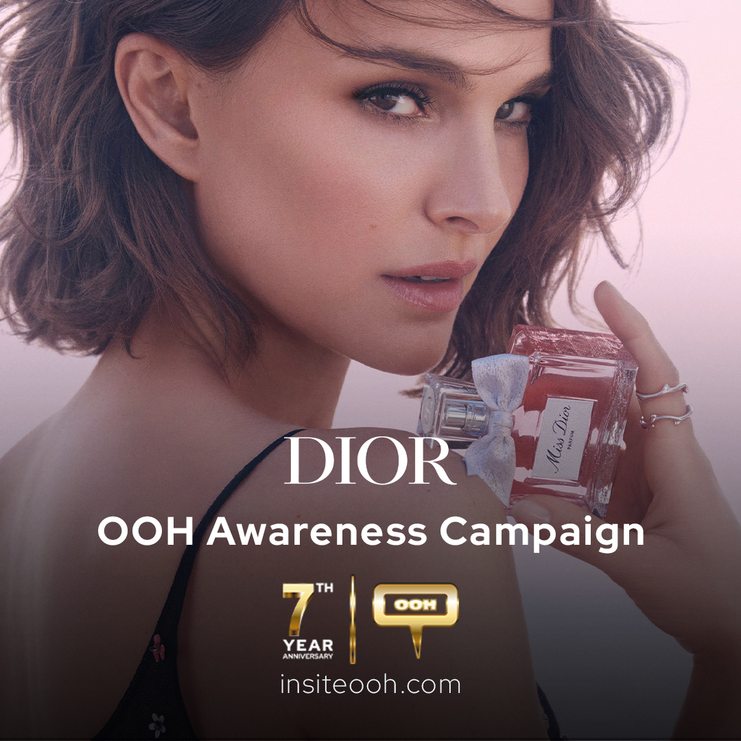 The Modern Miss Dior, Natalie Portman, Shines on New UAE OOH