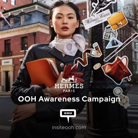 Faubourg Calling- Will You Pick up? Hermès Paris Rings on Dubai’s Digital Screens