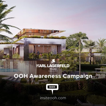 Dubai's Skyline Meets Haute Couture with Karl Lagerfeld Villas’ New DOOH Campaign
