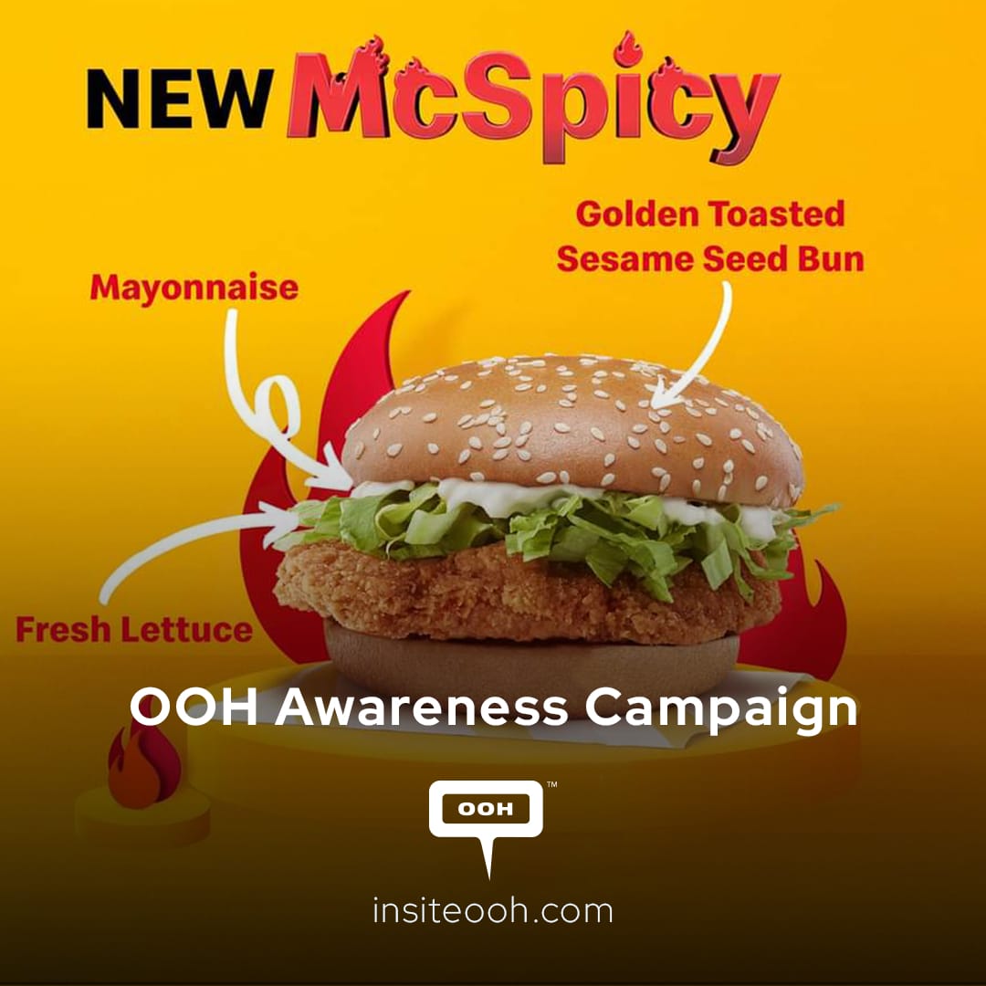 McSpicy Is Back at McDonald’s on UAE’s DOOH Advertising Arena