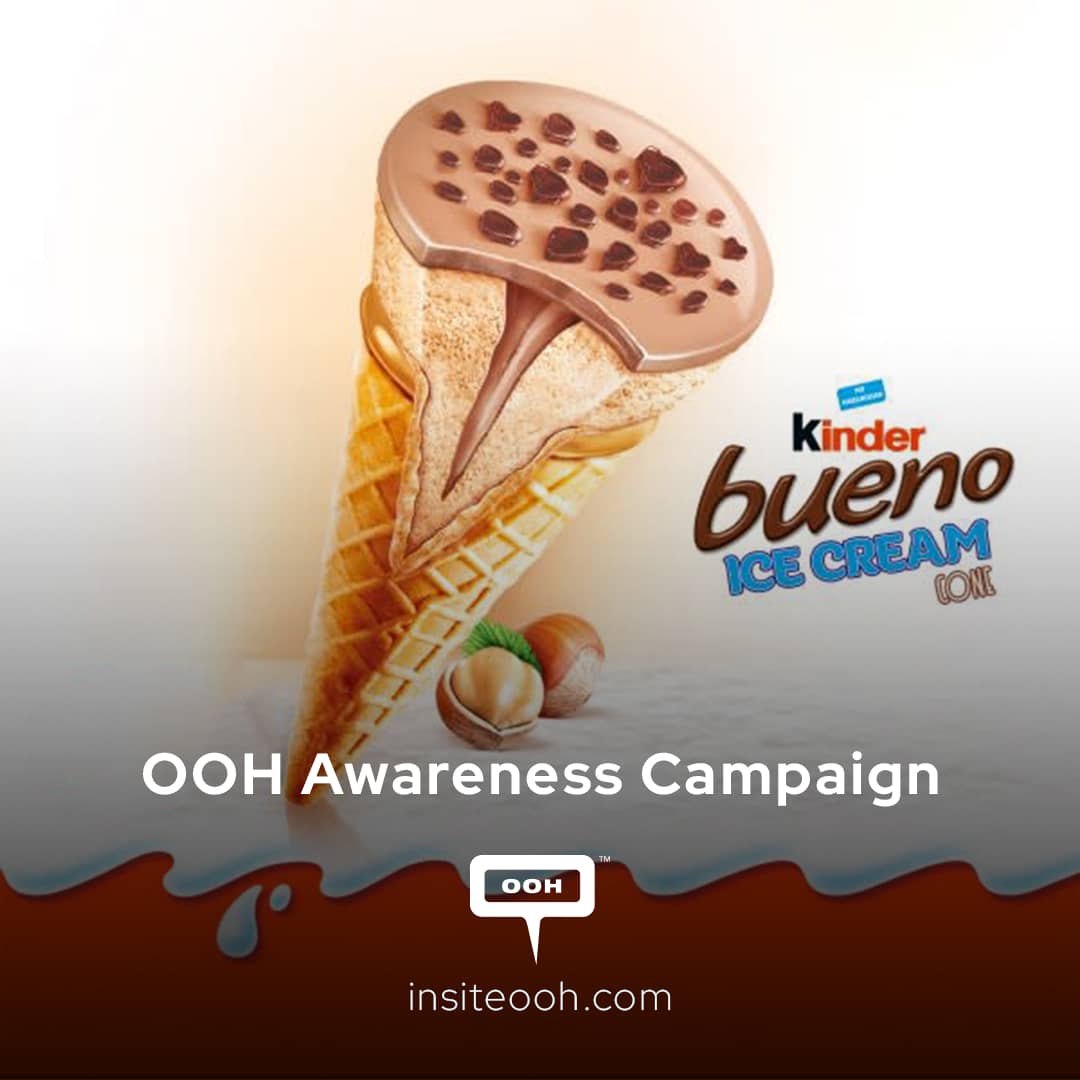 Kinder Spreads Sweetness With Their New Ice Cream on Dubai’s DOOH