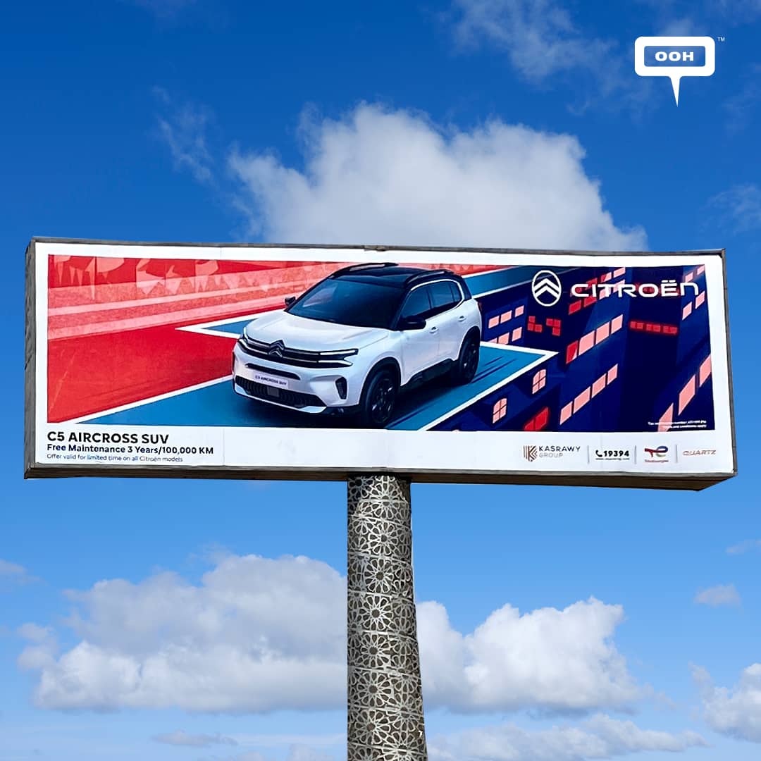 Citroën's C5 Aircross SUV and C4X Takeover Cairo's OOH Billboards