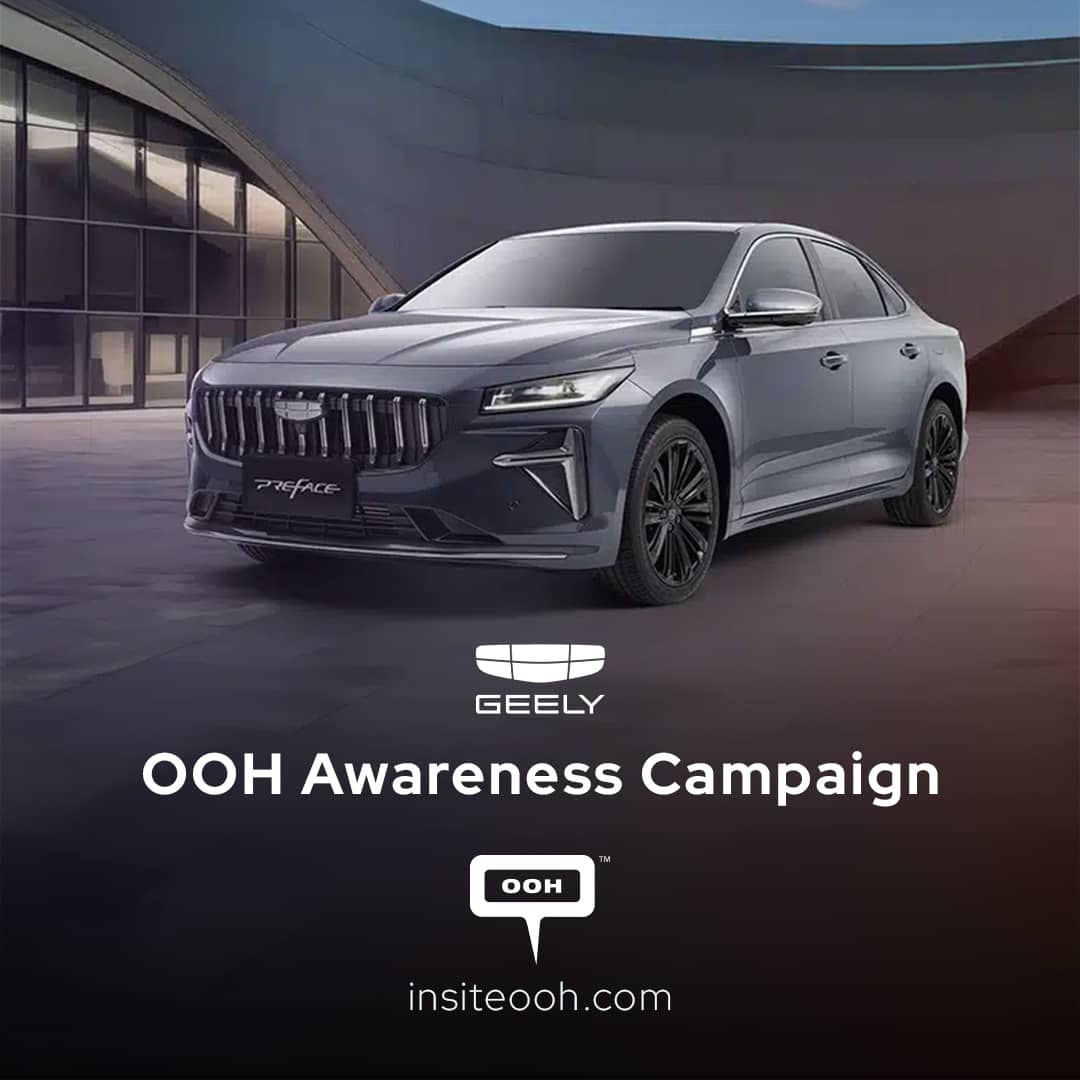 AGMC & Geely Promotes the All-New Preface on Dubai's OOH