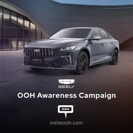 AGMC & Geely Promotes the All-New Preface on Dubai's OOH